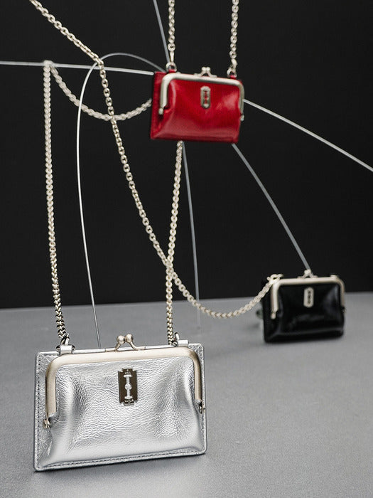 [vunque] Occam Frame Chain Card Wallet (오캄 프레임 체인 카드지갑)_3colors