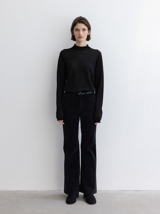 [moia] wholegarment turtleneck (black)