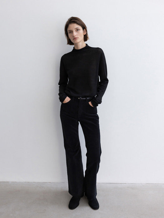 [moia] wholegarment turtleneck (black)