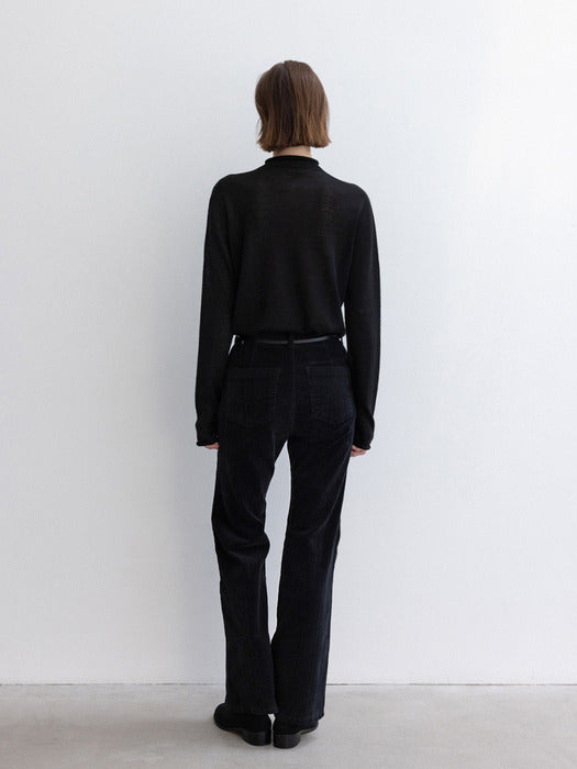 [moia] wholegarment turtleneck (black)