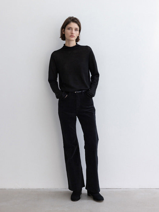 [moia] wholegarment turtleneck (black)
