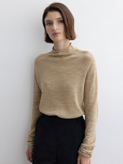 [moia] wholegarment turtleneck (moss)