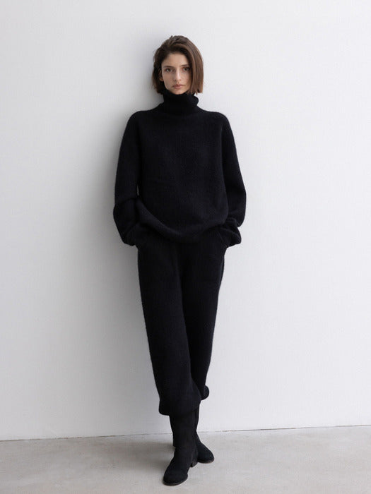 [moia] alpaca turtleneck (black)