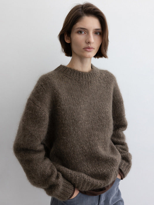 [moia] pullover sweater (taupe)