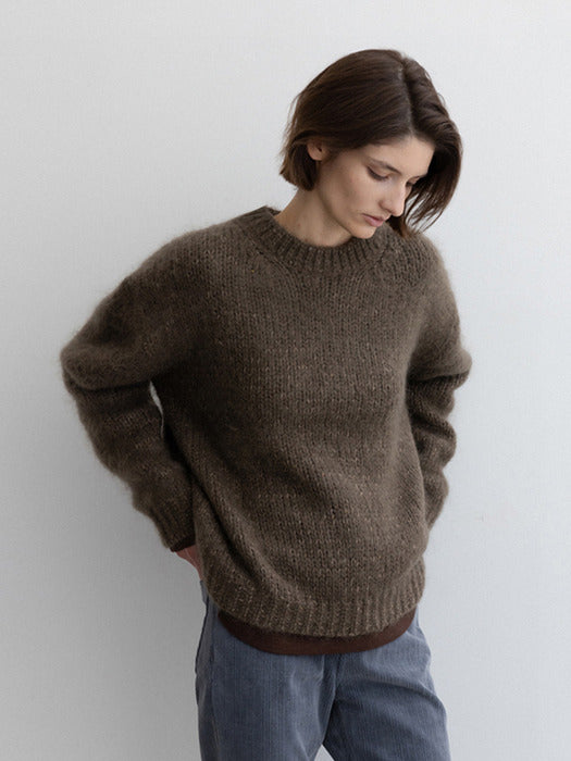 [moia] pullover sweater (taupe)