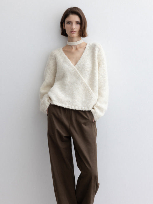 [moia] cloud wrap cardigan (ivory)