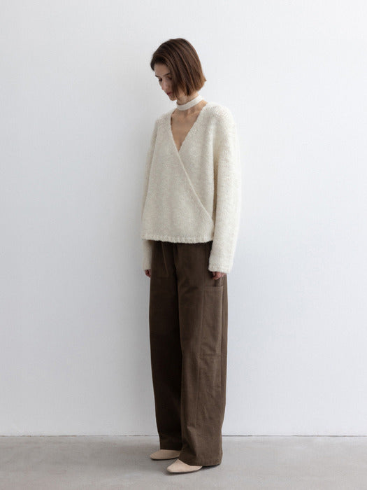 [moia] cloud wrap cardigan (ivory)