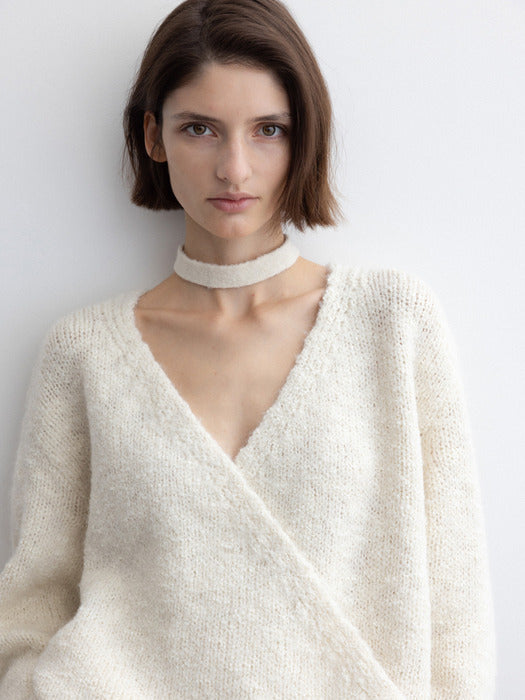 [moia] cloud wrap cardigan (ivory)