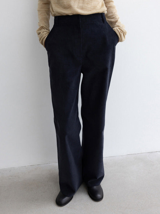 [moia] corduroy pants (navy)