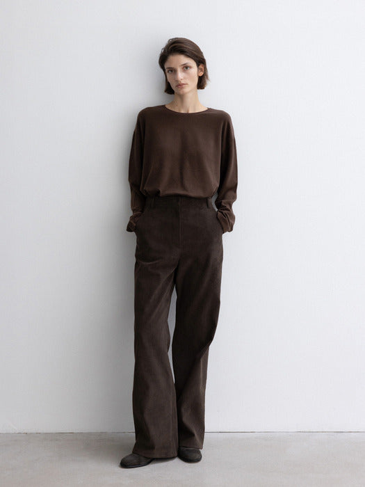 [moia] corduroy pants (brown)