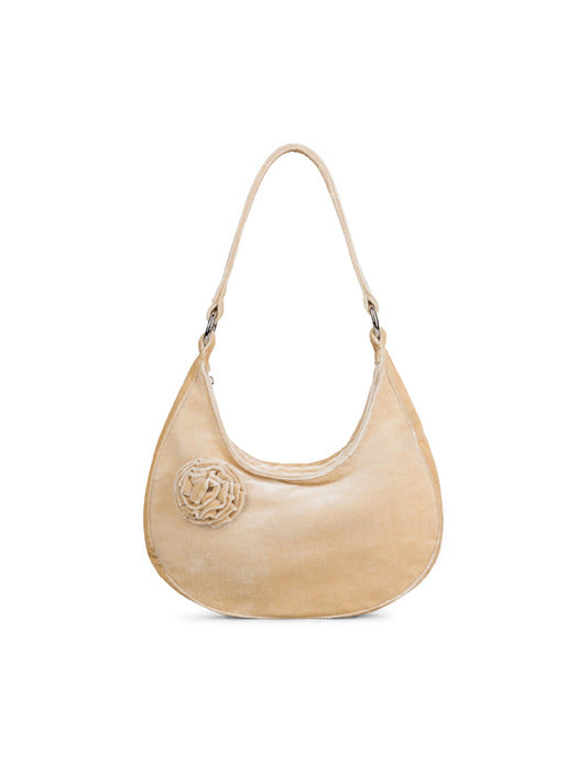 Edith Bag Velvet Yellow