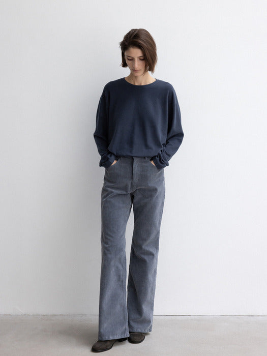 [moia] peach t-shirt (stormy blue)