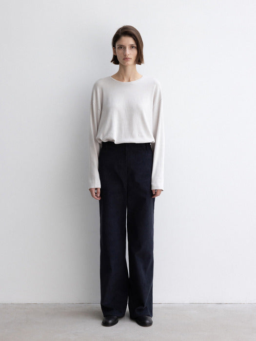 [moia] peach t-shirt (ecru)