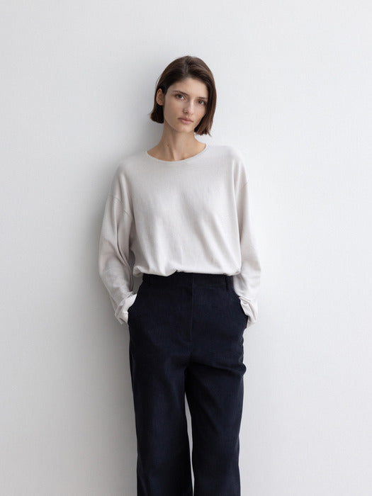 [moia] peach t-shirt (ecru)