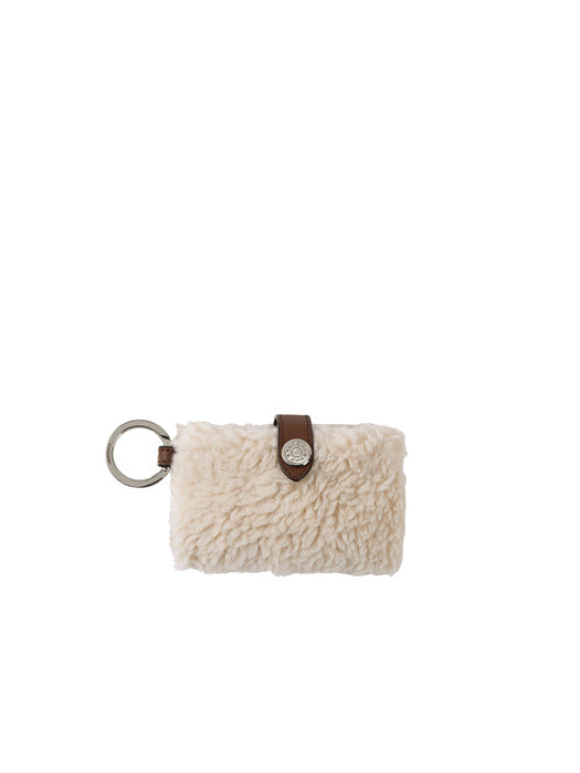[vunque] Fluffy Card Charm Ivory