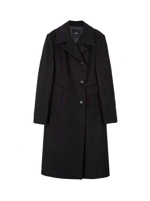[raive] Single Line Coat in Black VW3WH026-10