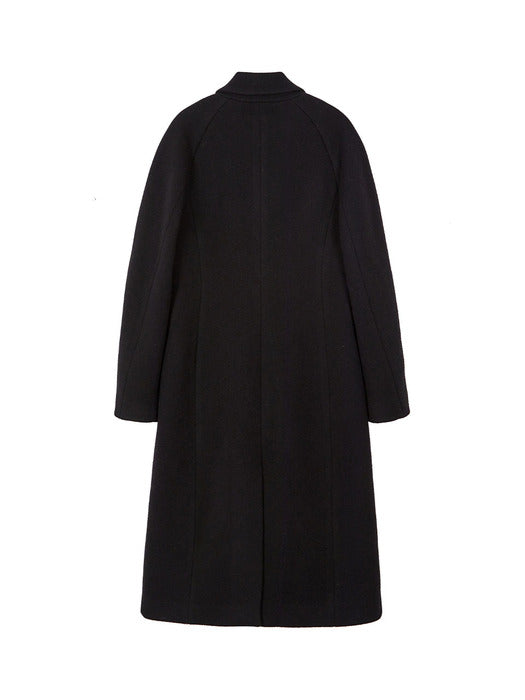 [raive] Hourglass Coat in Black VW3WH027-10