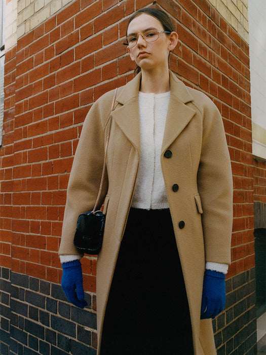 [raive] Hourglass Coat in Beige VW3WH027-91