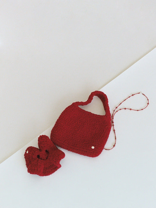 [moia] handmade knit bag