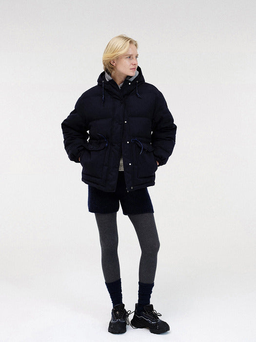 Nothing Written Knitted short pants (Navy)