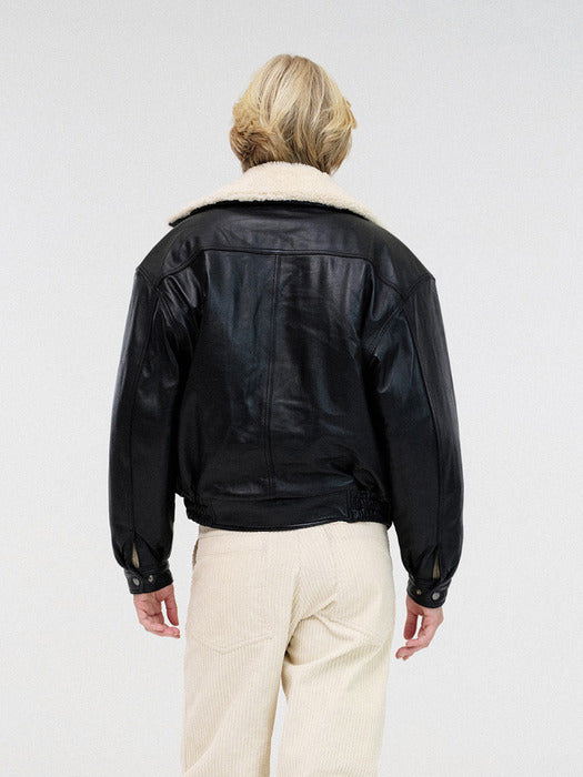 [nothing written] Classic G-1 flight jacket (Black)