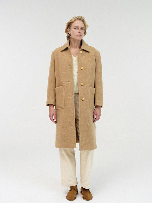 Rohmer long wool coat (Beige)