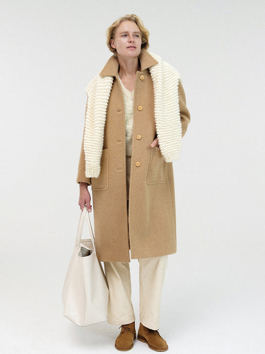 Rohmer long wool coat (Beige)