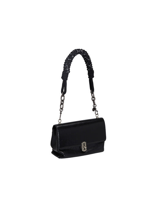 [vunque] Mercury Braid Short Strap (머큐리 브레이드 숏 스트랩) Black