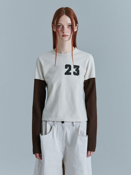 23 COLOR BLOCK LONG SLEEVE_beige