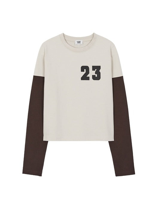 23 COLOR BLOCK LONG SLEEVE_beige