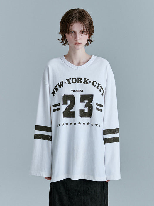 NEWYORKCITY 23 RUGBY T-SHIRT_white