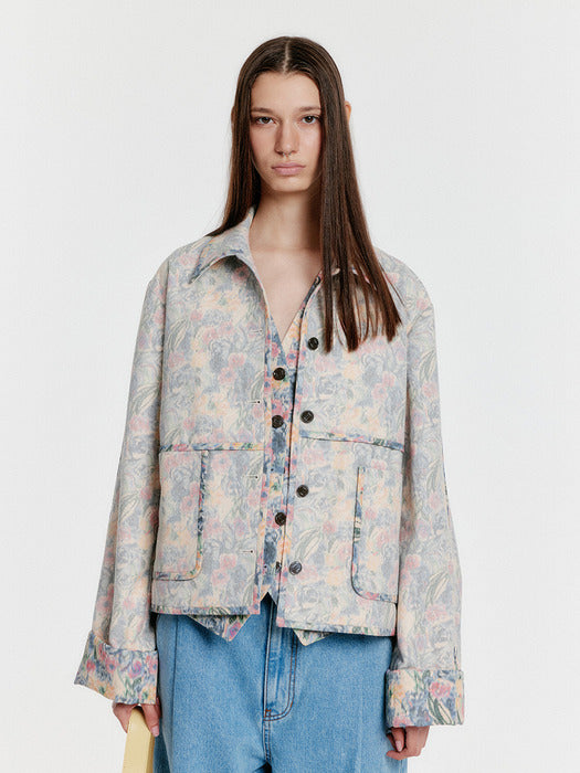 Eenk Yeon Two-Pocket Single Jacket - Cream