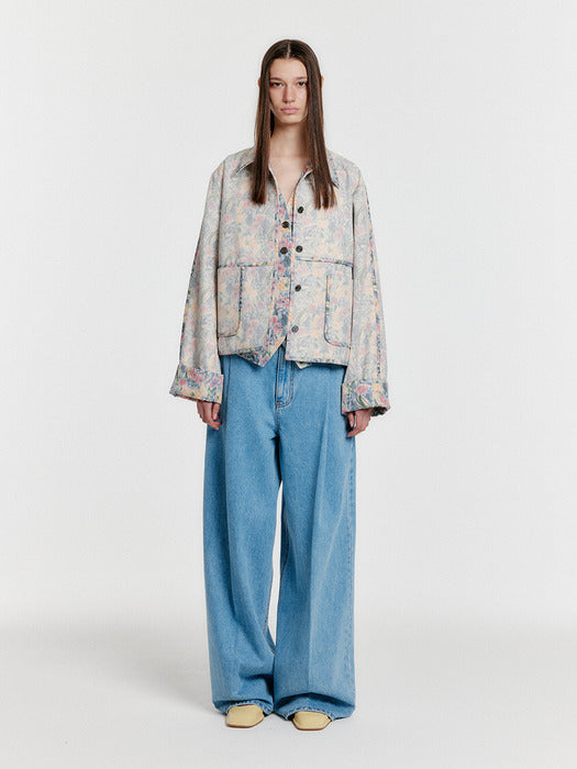 Eenk Yeon Two-Pocket Single Jacket - Cream