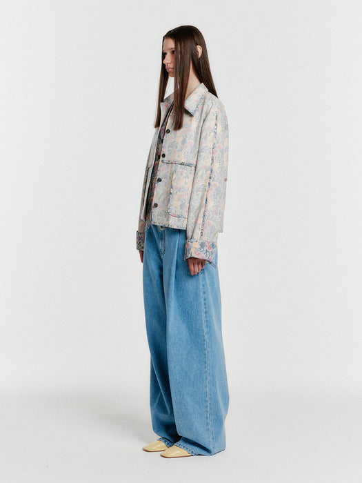 Eenk Yeon Two-Pocket Single Jacket - Cream