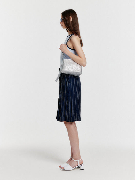 Eenk Youe Contrast Halter Top - Sky Blue