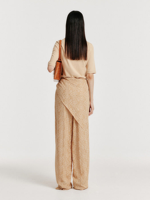 Eenk Yedia Scarfed Pants - Beige