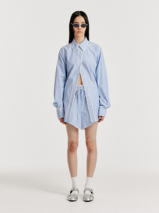 [EENK] Yindi Trunk Shorts - Sky Blue