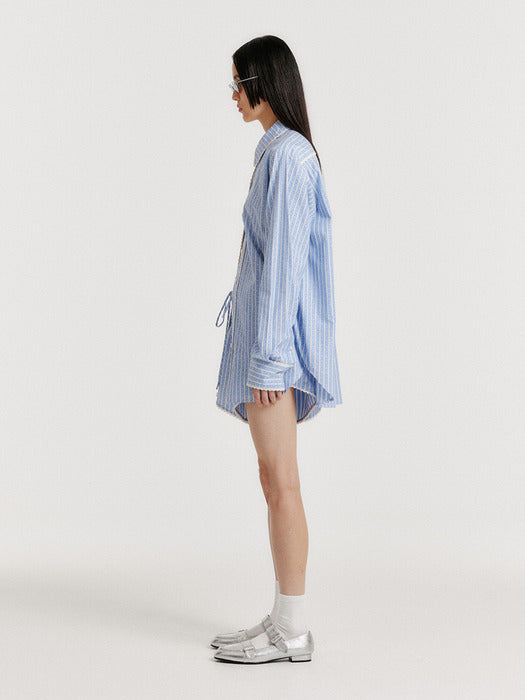 [EENK] Yindi Trunk Shorts - Sky Blue