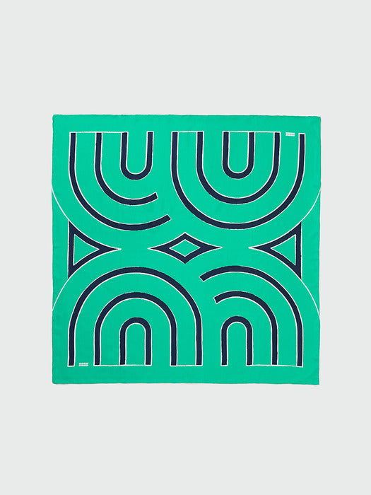 Eenk Yue Logo Scarf - Green