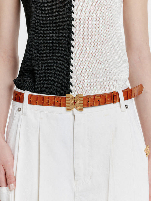 Eenk Yeme Pendant Belt - Brown