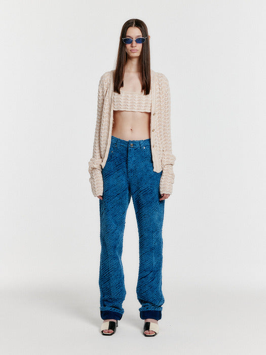 Eenk Yiyi Classic Denim Pants - Blue