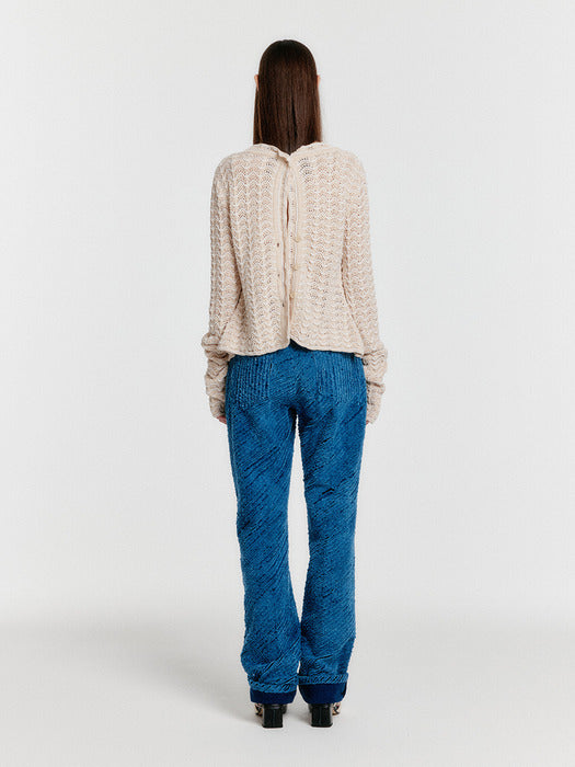 Eenk Yiyi Classic Denim Pants - Blue