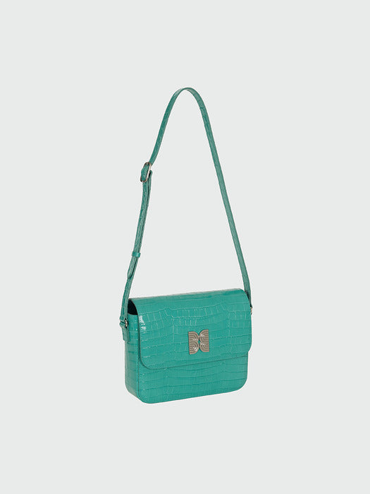 Eenk Hestia Square Bag - Pepper Green