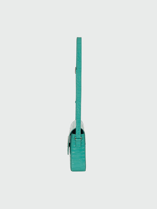 Eenk Hestia Square Bag - Pepper Green