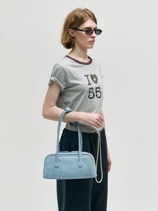 Margesherwood Soft Boston EW blue suede
