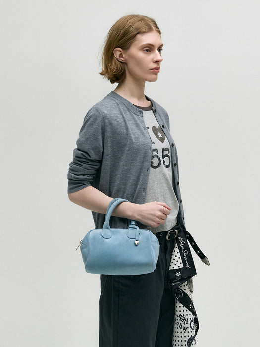 SOFT BOWLING BAG_blue suede