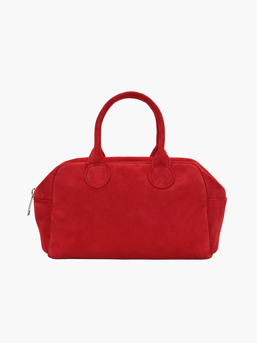 SOFT BOWLING_red suede