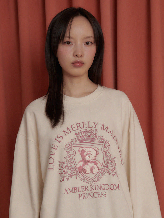 Ambler Kingdom Over fit Sweatshirt (Ivory)