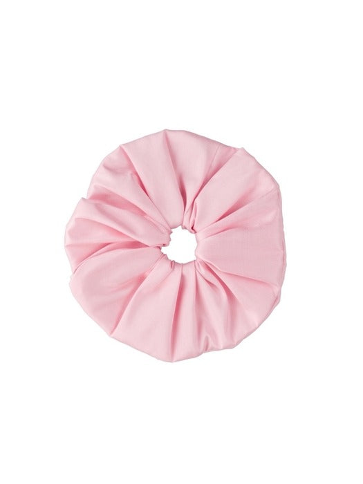 Dupion Frill Scrunchie Pink