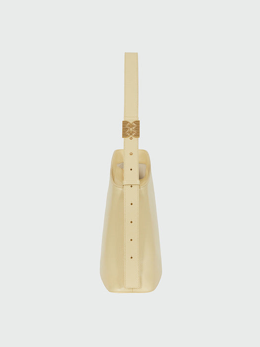 Eenk Halog Trapezoid Shoulder Bag - Yellow